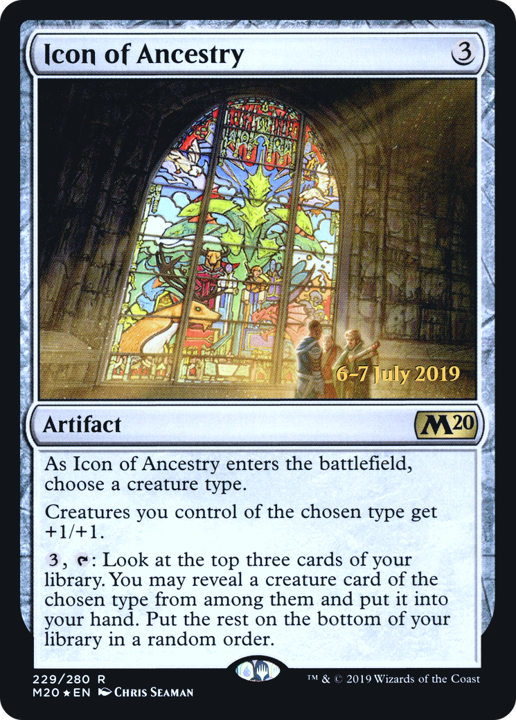 Icon of Ancestry (PRE-229S) - Core Set 2020 Promos Foil