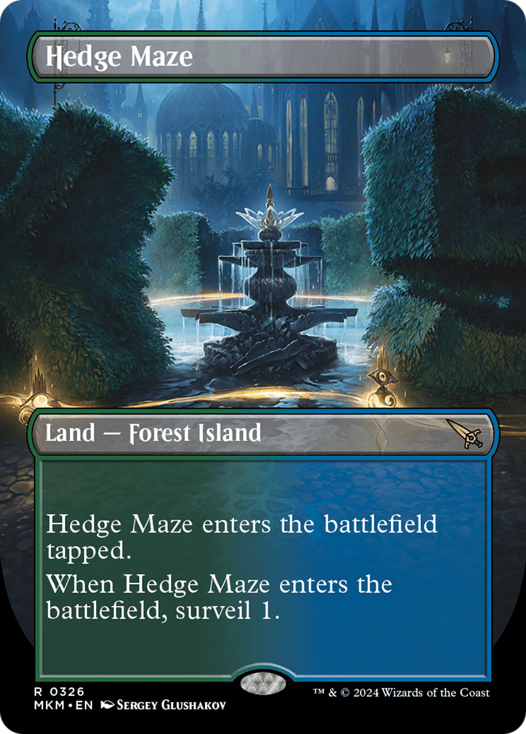 Hedge Maze (MKM-326) - Murders at Karlov Manor (Borderless)