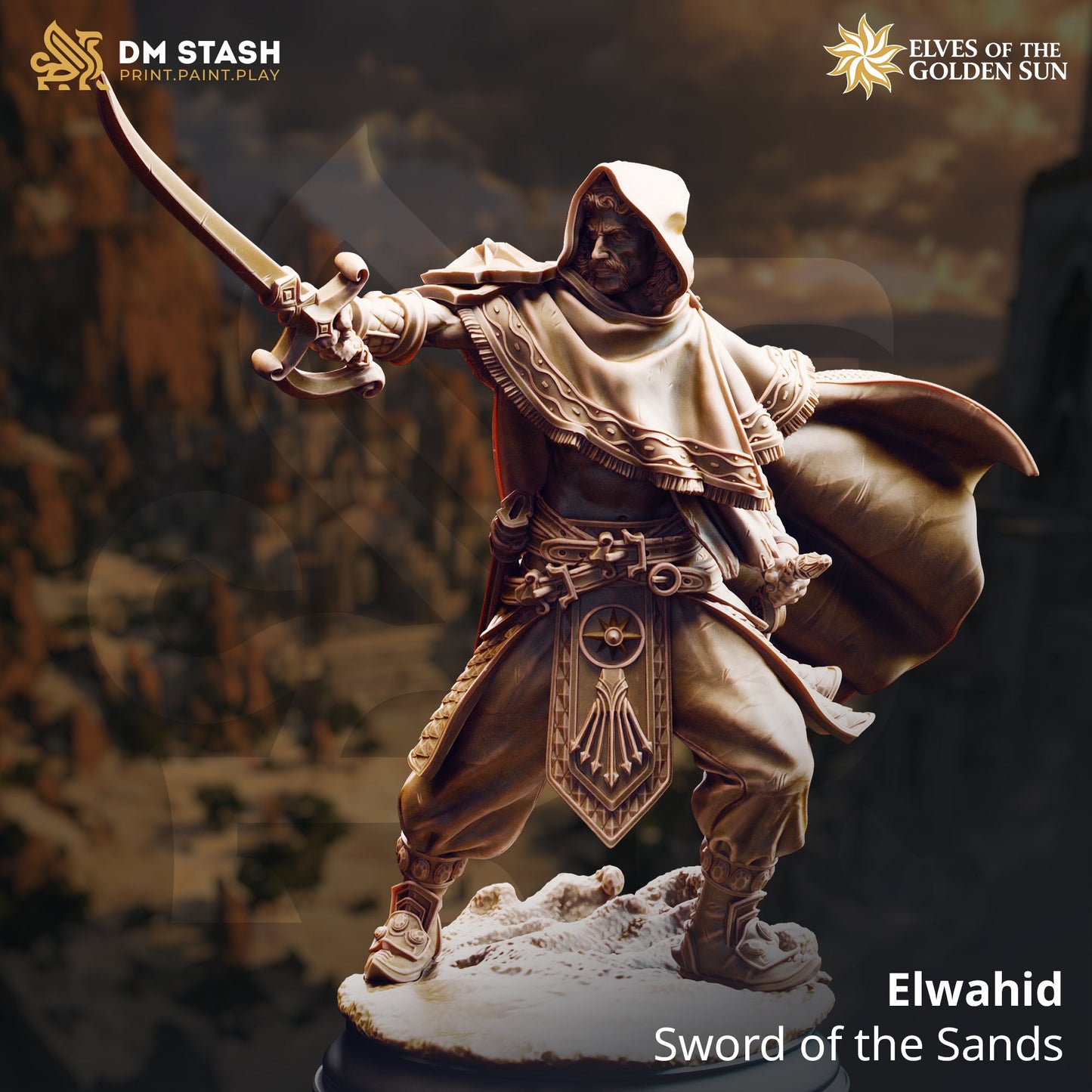 Elwahid, Sword of the Sands (Male Human Rogue) - Golden Apple Comics