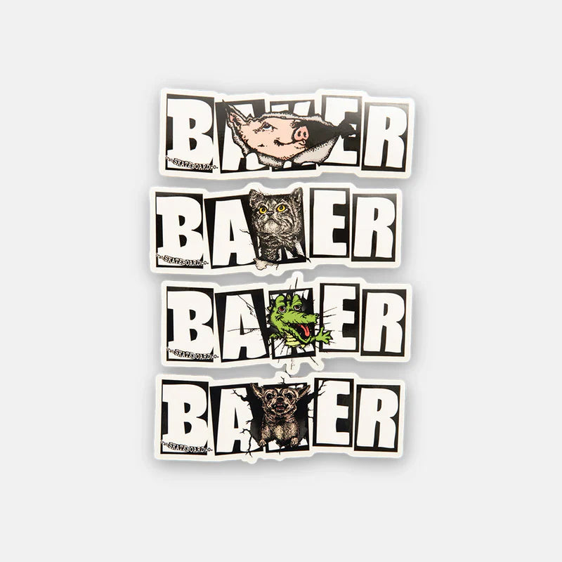 BAKER SKATEBOARDS EMERGERS STICKERS (SINGLE)