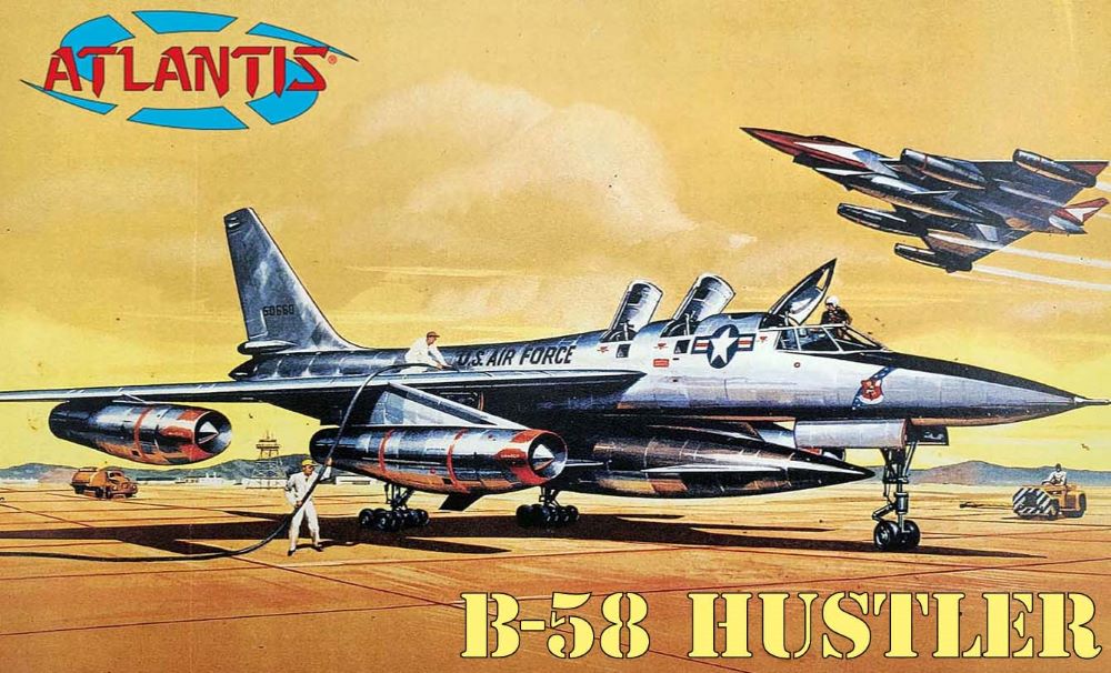 Atlantis Models 252 1/93 Convair B58 Hustler Jet (formerly Revell)