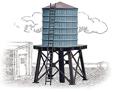 Walthers Cornerstone 933-3507 HO Scale Wooden Water Tank pkg(3) -- Kit