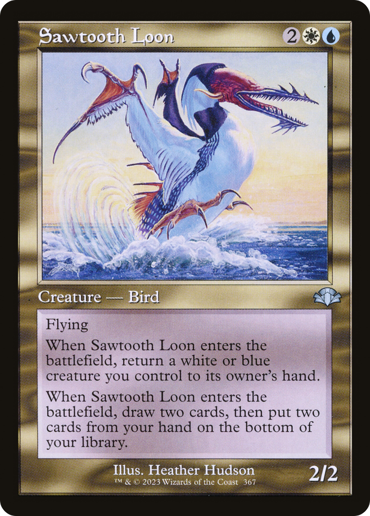 Sawtooth Loon (DMR-367) - Dominaria Remastered Foil