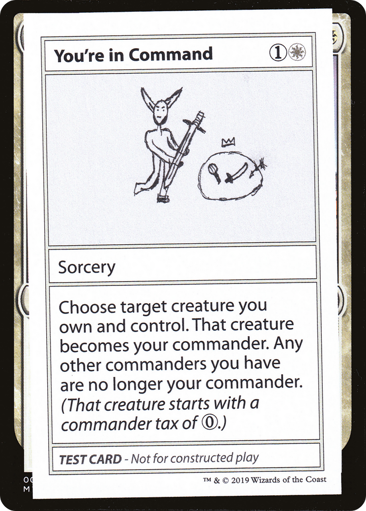 You're in Command (CMB1-015) - Mystery Booster Playtest Cards 2021