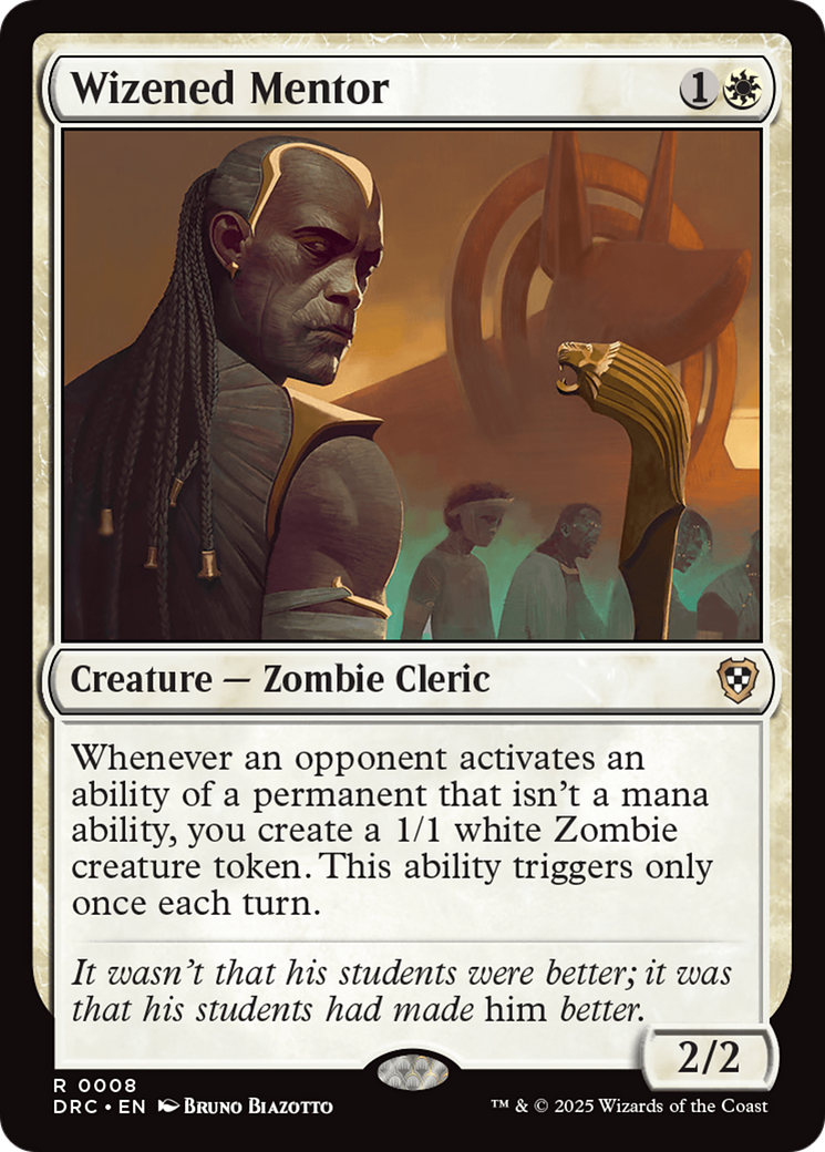 Wizened Mentor (DRC-008) - Commander: Aetherdrift