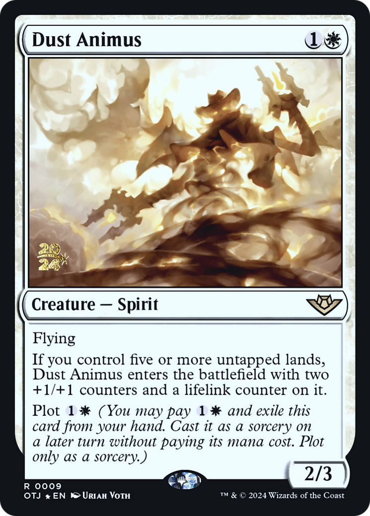 Dust Animus (PRE-009) - Outlaws of Thunder Junction Promos Foil