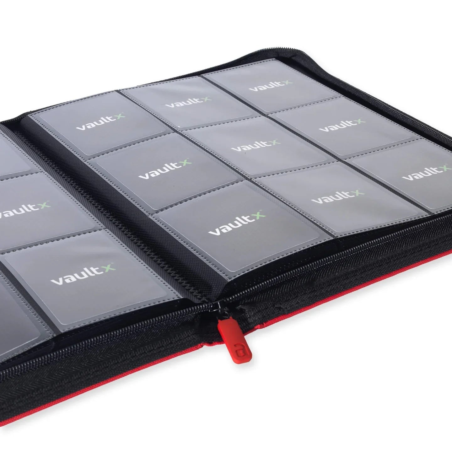 9 Pocket Exo-Tec Zip Binder : Fire Red