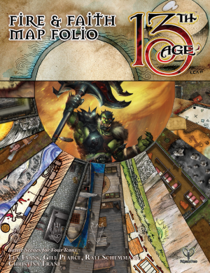 Fire & Faith Map Folio - Golden Apple Comics