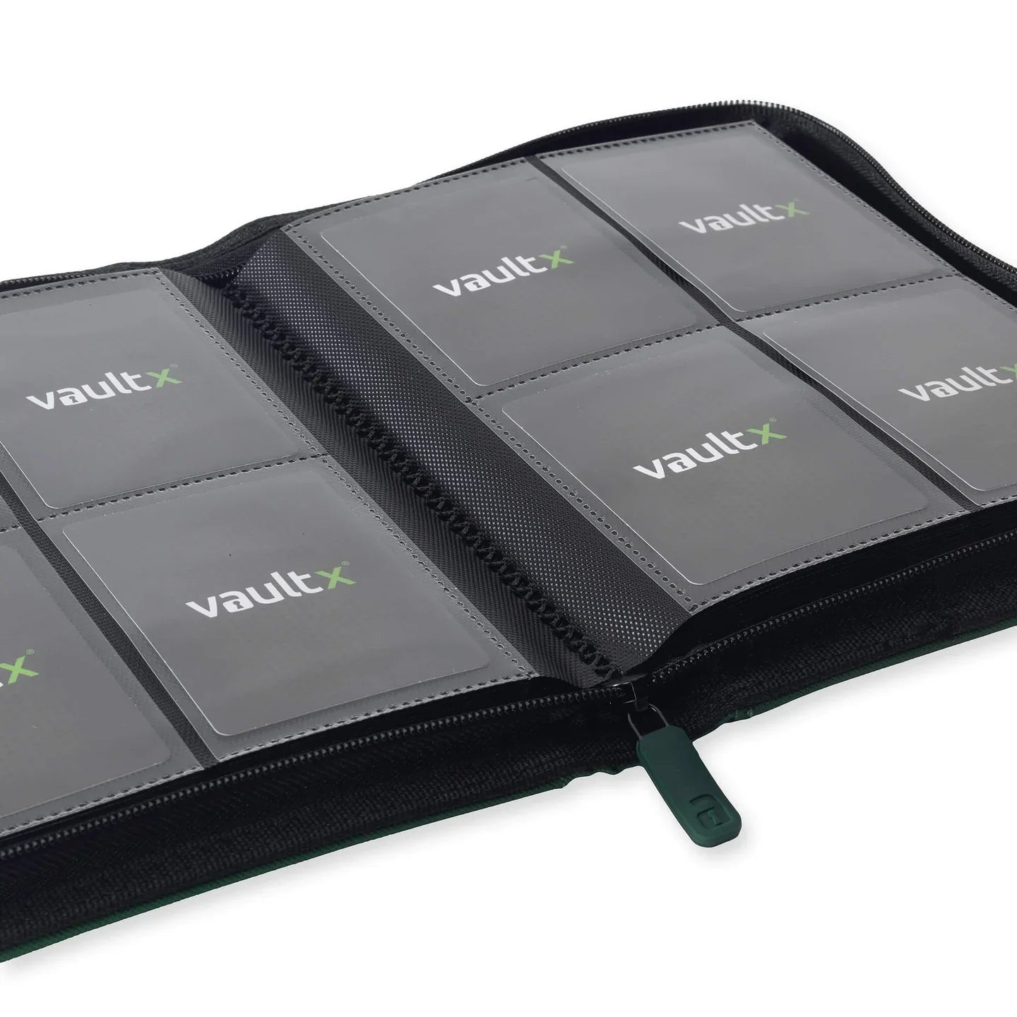 4 Pocket Exo-Tec Zip Binder : Forest Green