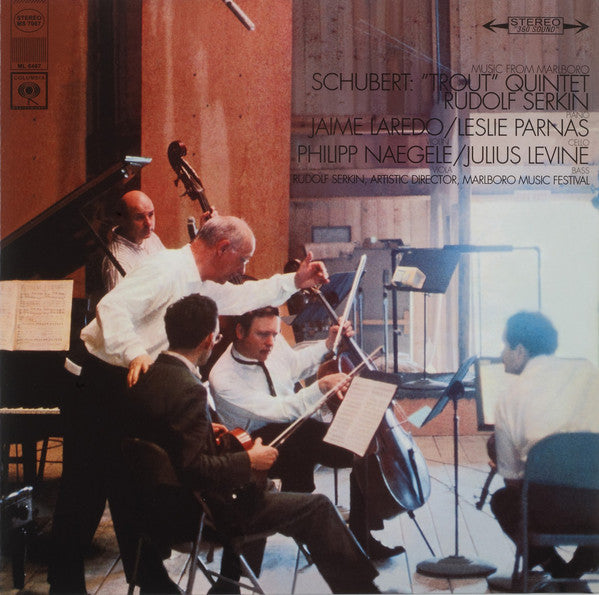 Music From Marlboro Schubert: "Trout" Quintet (Vinyl)