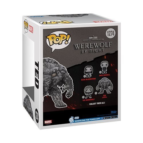 Funko Pop! 1274 - Marvel Werewolf by Night - Ted Vinyl Figure - Super Size - Golden Apple Comics
