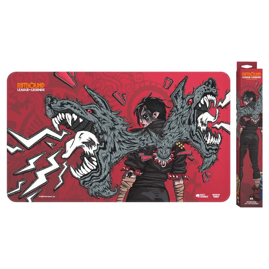 Riftbound TCG: Unleashed Playmat - Vi, Piltover Enforcer - Golden Apple Comics