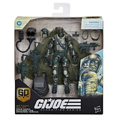 G.I. Joe Classified Series 60th Anniversary 6-Inch Action Pilot HALO Jumper Action Figure - Golden Apple Comics