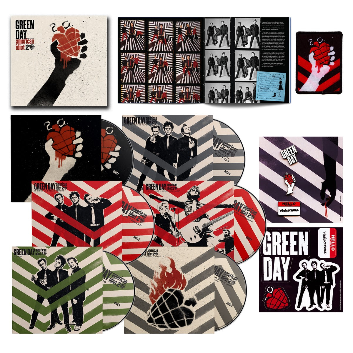 American Idiot: 20th Anniversary Deluxe Edition (4 Cd + 2 Blu-ray) (CD)