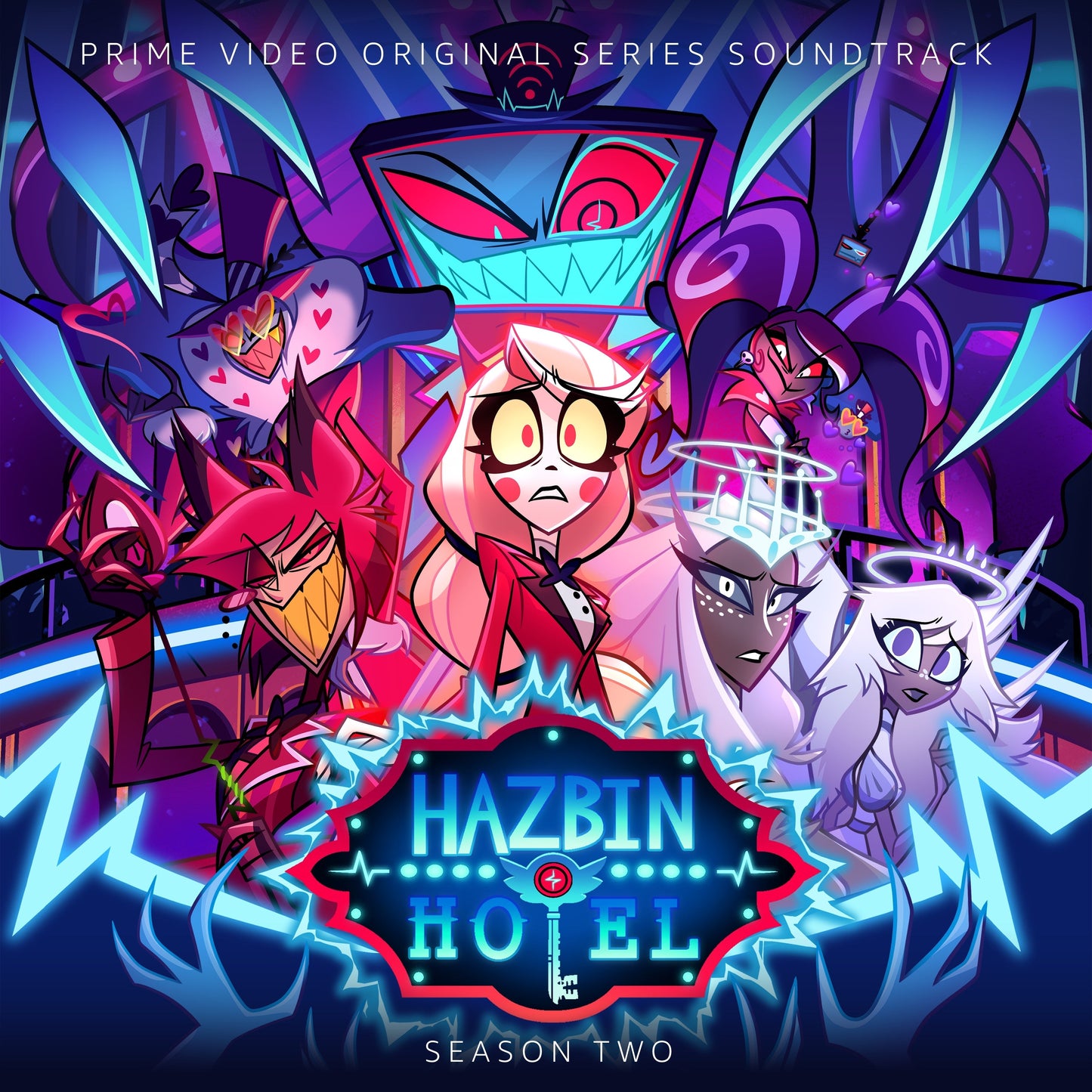 Hazbin Hotel: Season Two (Original Soundtrack) (Indie Exclusive Voxtek Splatter Vinyl) (Vinyl)