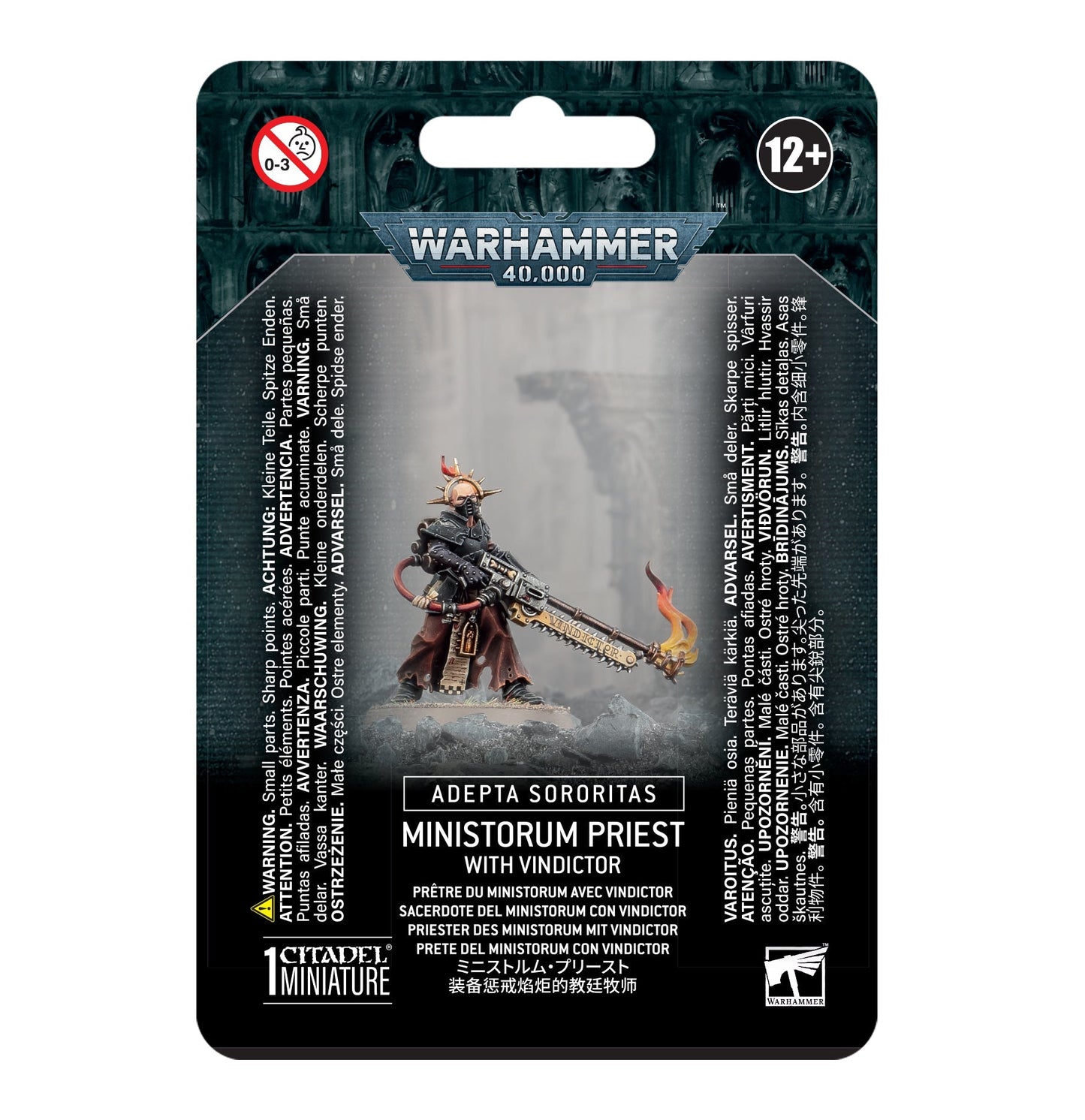 Warhammer 40K: Adepta Sororitas - Ministorum Priest with Vindictor - Golden Apple Comics