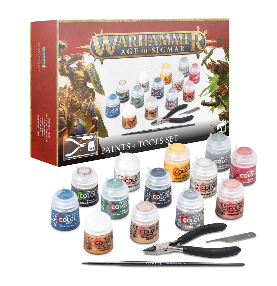Warhammer: Age of Sigmar - Paints & Tools Set
