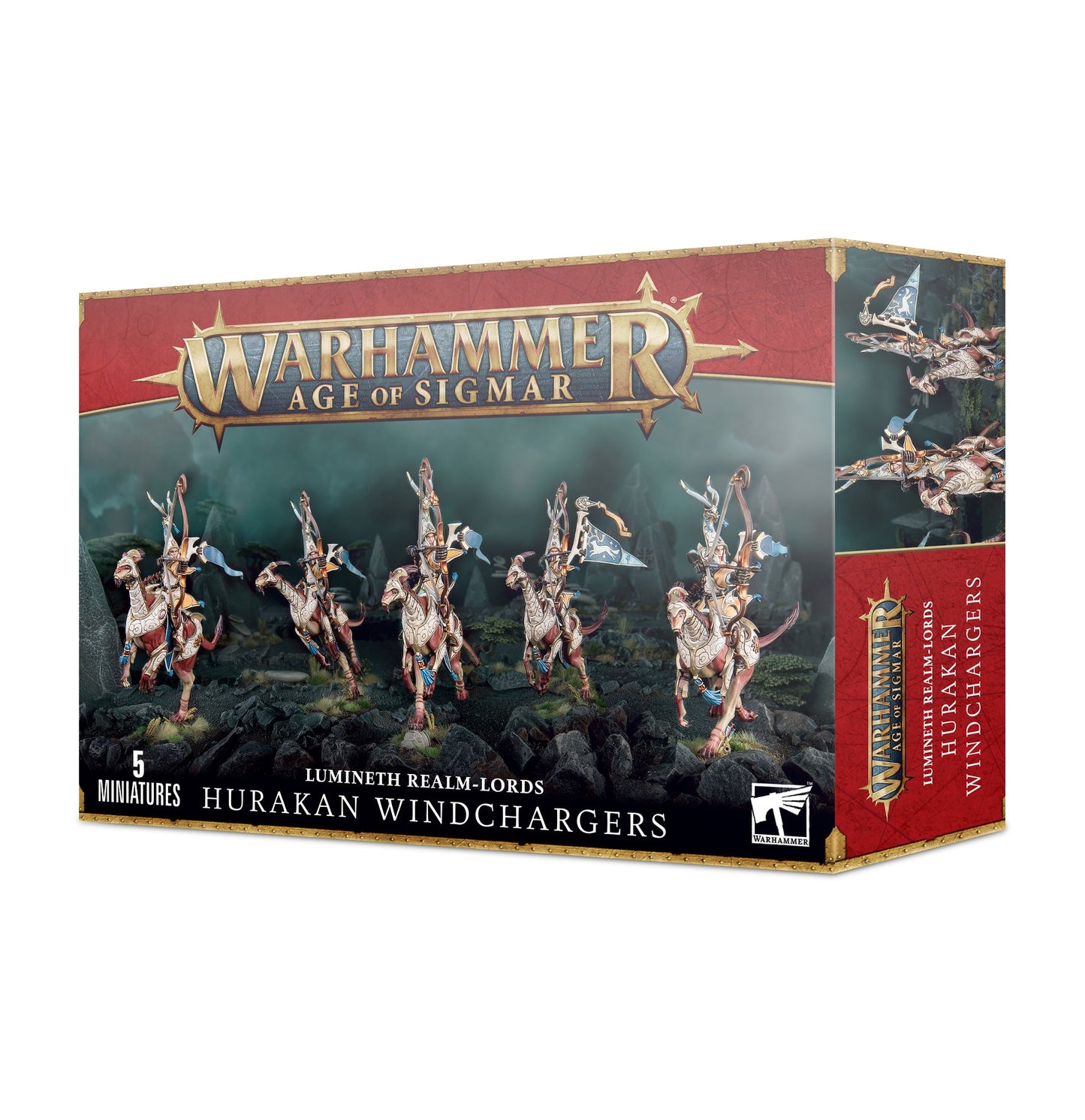 Warhammer: Lumineth Realm-lords - Hurakan Windchargers - Golden Apple Comics