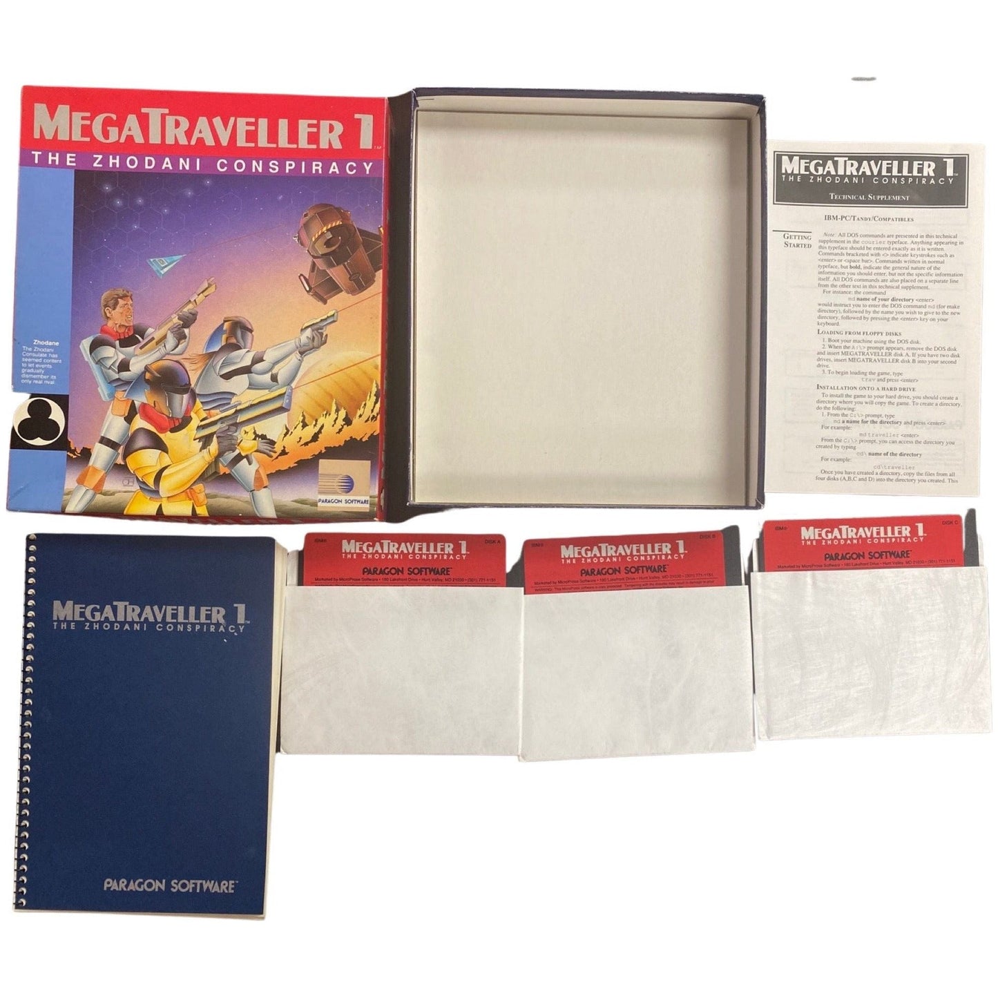 MegaTraveller 1 The Zhodani Conspiracy (Paragon Software) - IBM/PC - Golden Apple Comics