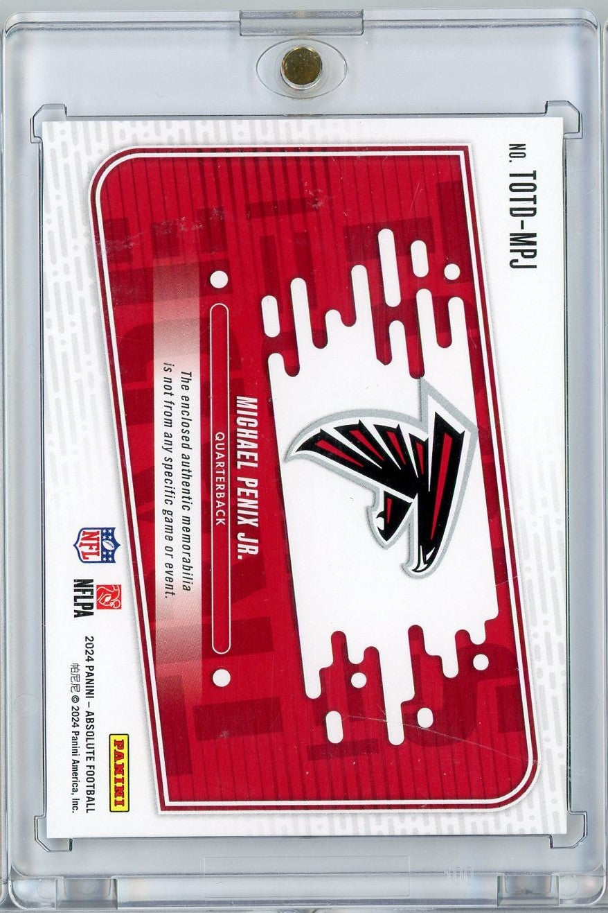 2024 Panini Absolute Tools of the Trade Michael Penix Jr #TOTD-MPJ RPA Auto #/99 Rookie RC Football Card