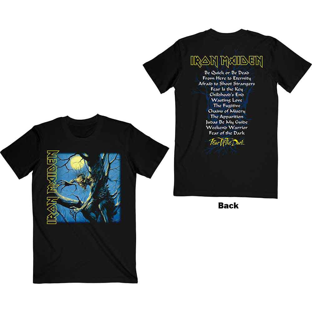 Fear of the Dark Album Tracklisting (T-Shirt)