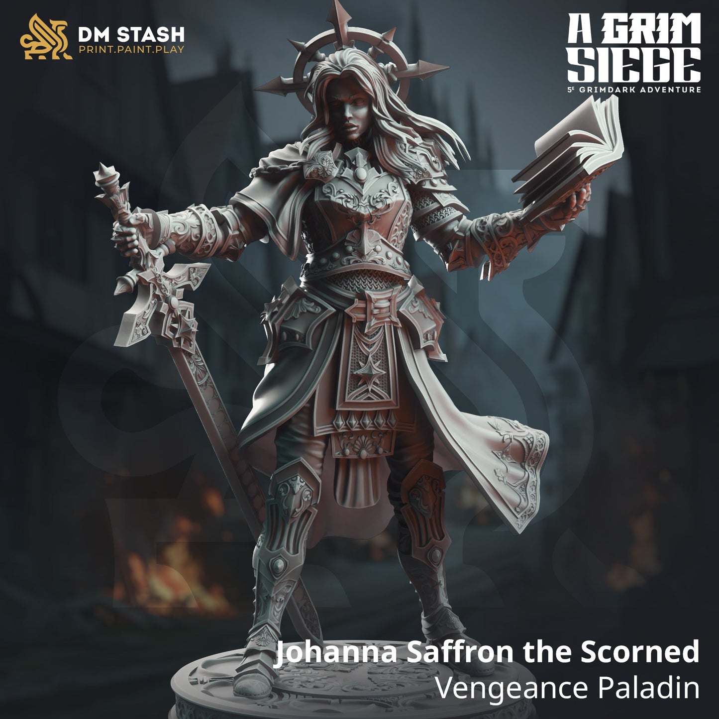 Johanna Saffron the Scorned, Vengeance Paladin (Female Human Paladin) - Golden Apple Comics