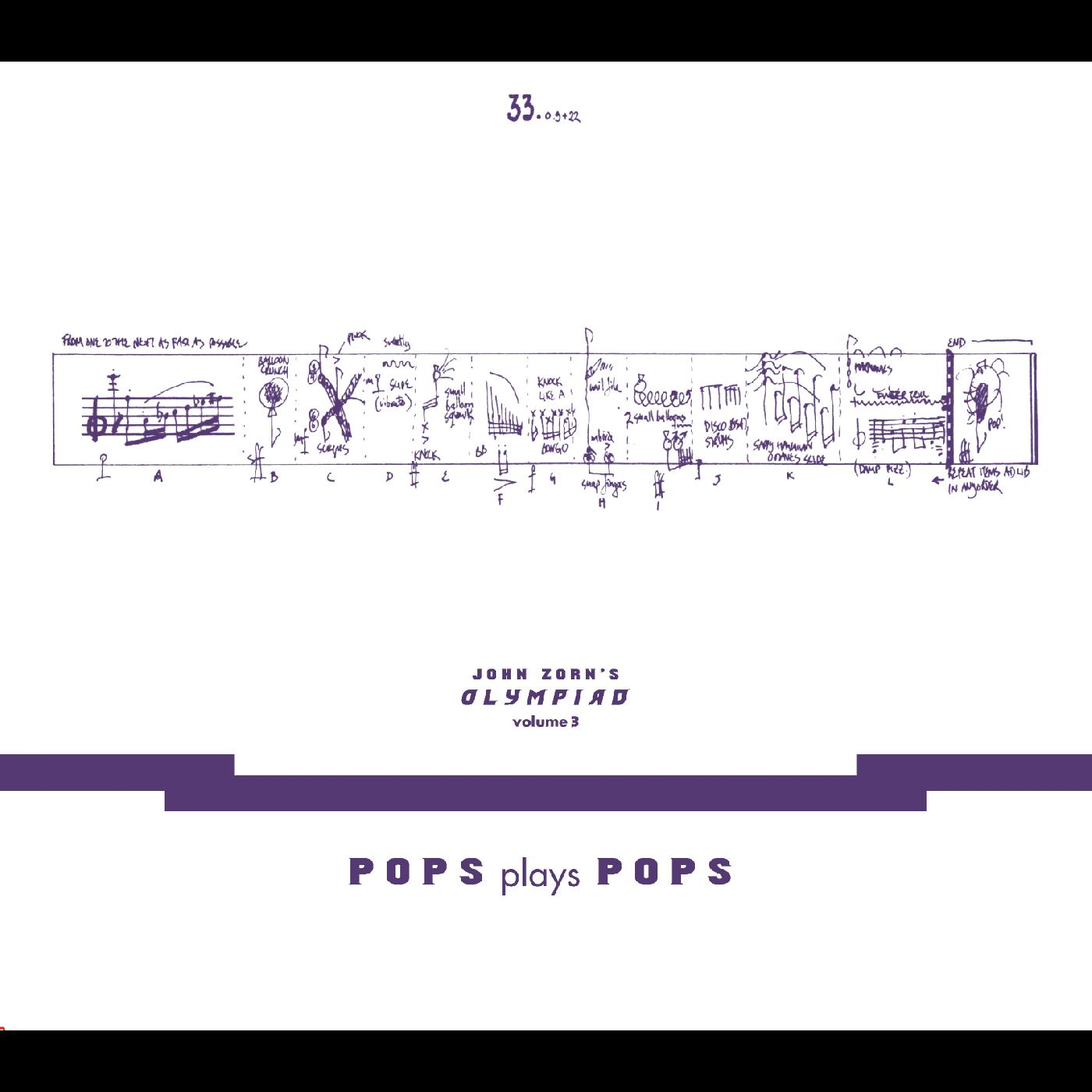 John Zorn’s Olympiad Vol. 3 - Pops Plays Pops - Eugene Chadbourne Plays The Book Of Heads (CD)