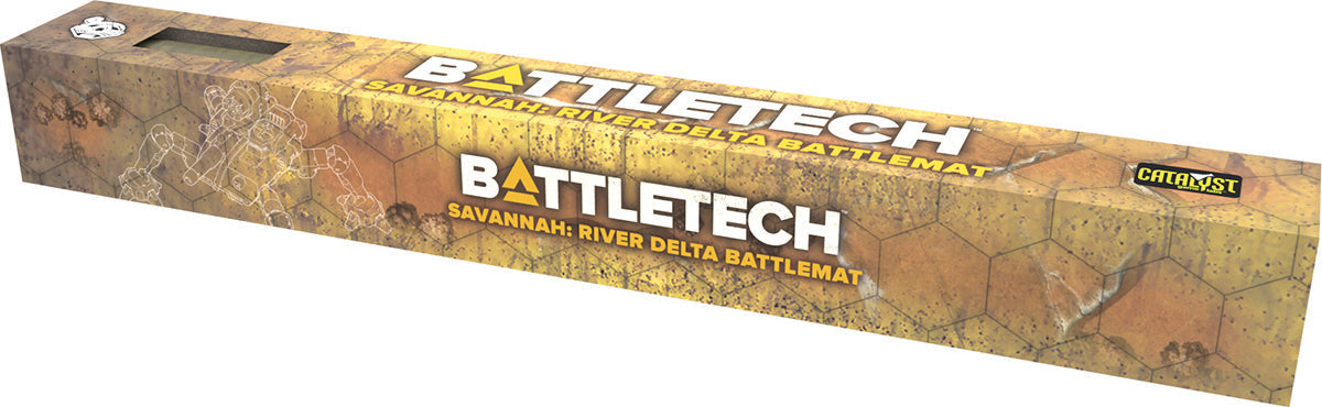 Battletech - Savannah Large Lakes/Box Canyon Battlemat