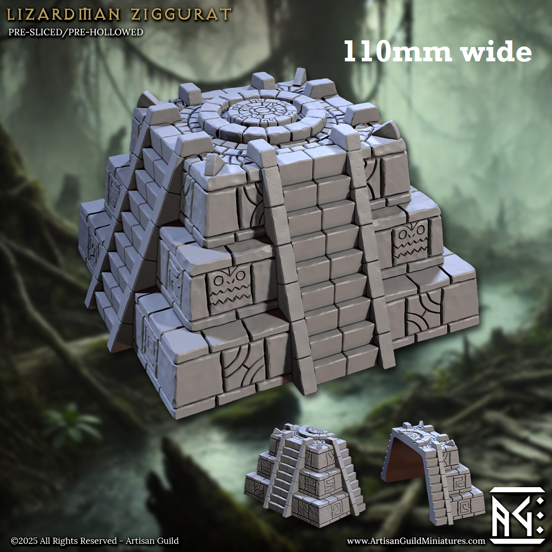 Lizardman Ziggurat (Terrain) - Golden Apple Comics