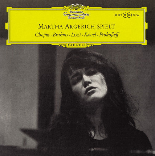 Martha Argerich Spielt Chopin · Brahms · Liszt · Ravel · Prokofieff (Vinyl)