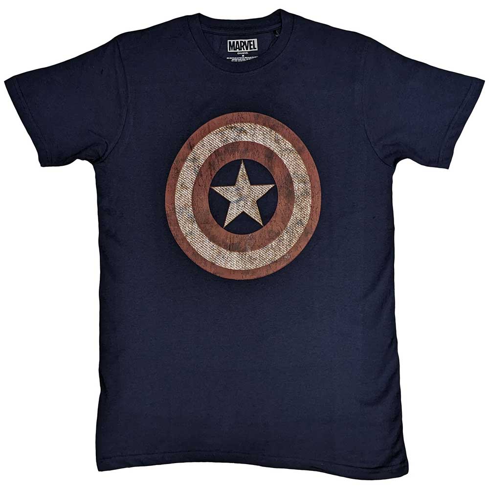 Captain America Embroidered Shield (T-Shirt)