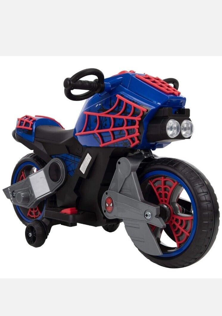 Marvel Spider-Man Electric Ride-On Motorcycle for Kids by Huffy
