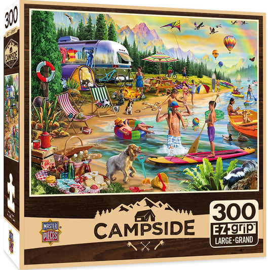 Campside - Day at the Lake - 300 Piece Puzzle