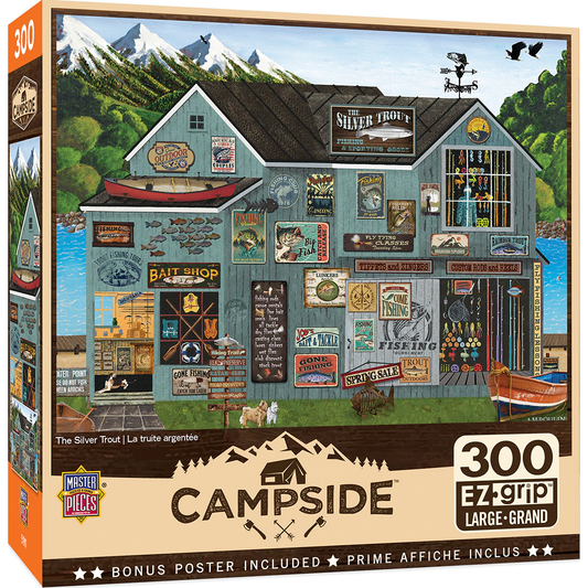 Campside  - The Silver Trout - 300 Piece EzGrip Puzzle