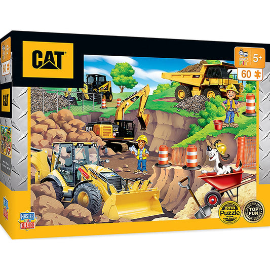 Caterpillar - Day at the Quarry - 60pc Puzzle
