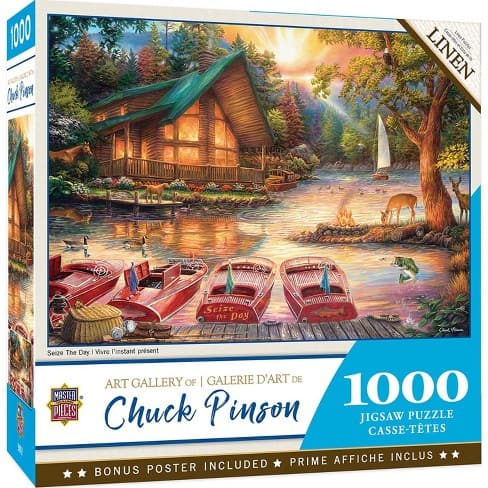 Chuck Pinson Art Gallery - Seize the Day - 1000 Piece Puzzle