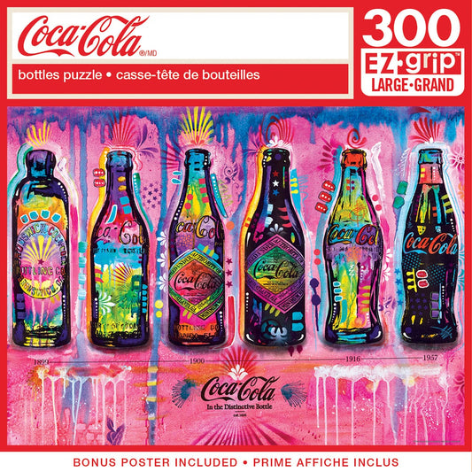 Coca-Cola - Bottles - 300 Piece EzGrip Puzzle