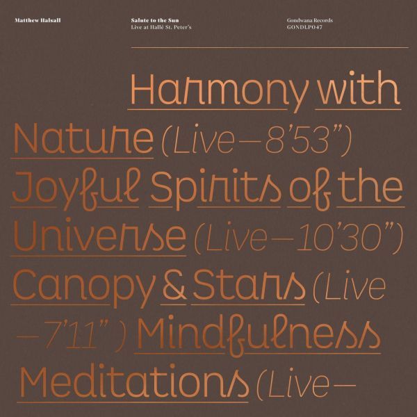 Salute to the Sun Live at HalleÌ St. Peter's (Vinyl)
