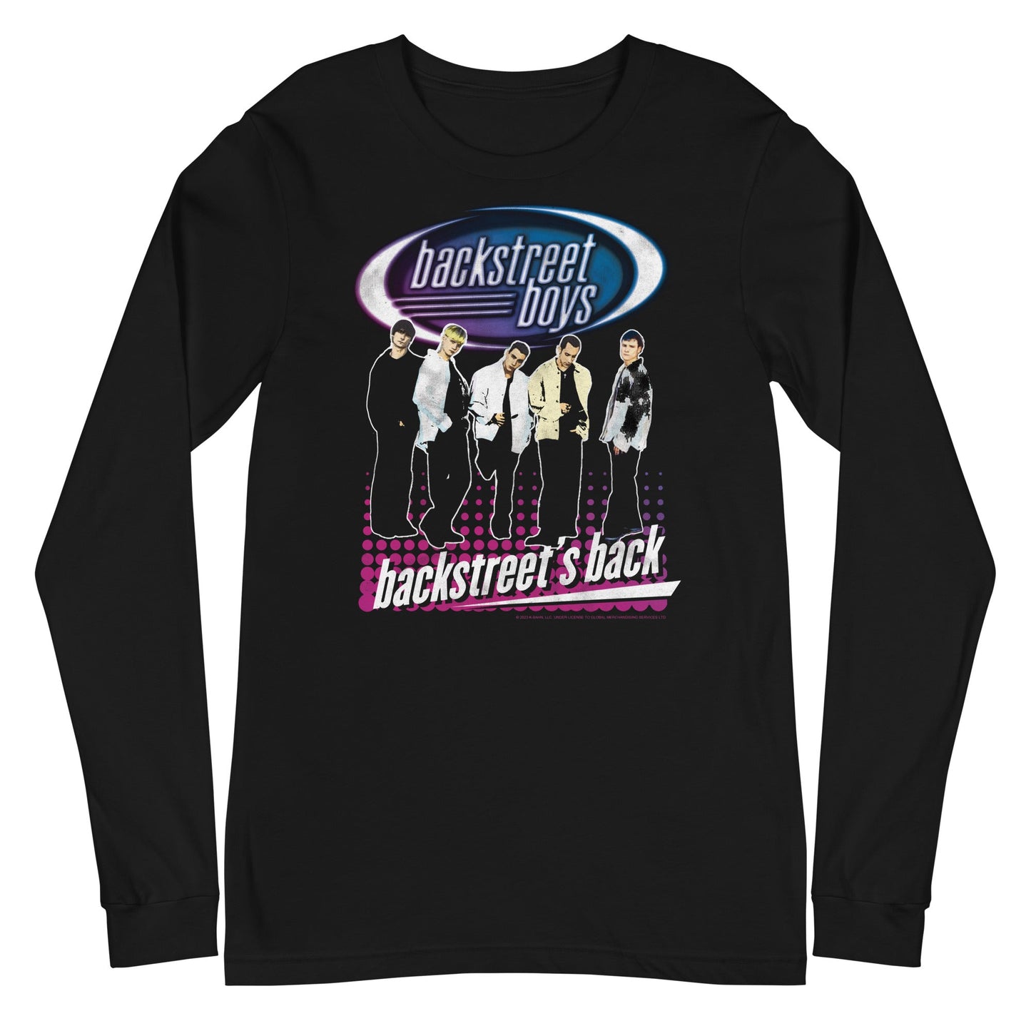 Backstreet Boys - Back Dot Logo Long Sleeve T-Shirt ()