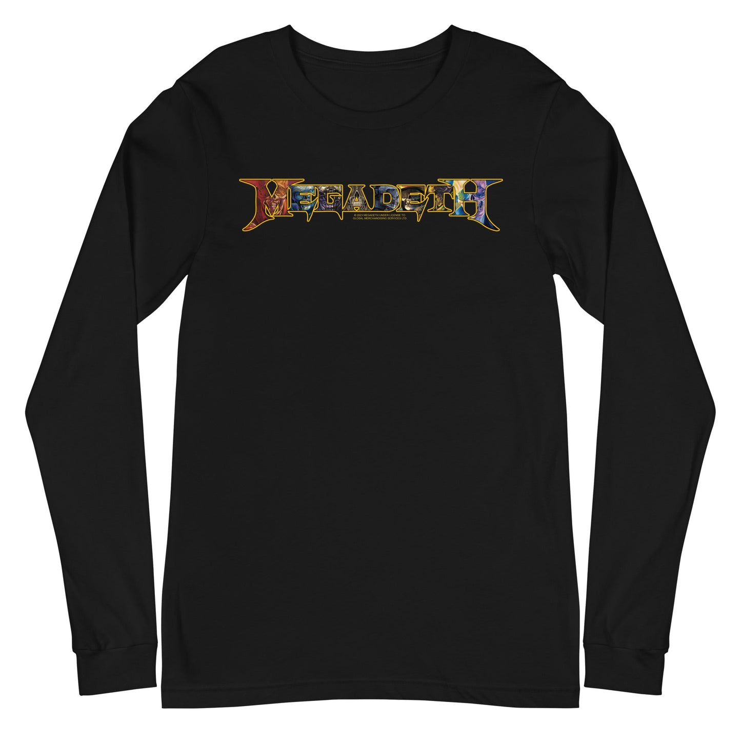 Megadeth - Vic Lettered Logo Long Sleeve T-Shirt ()