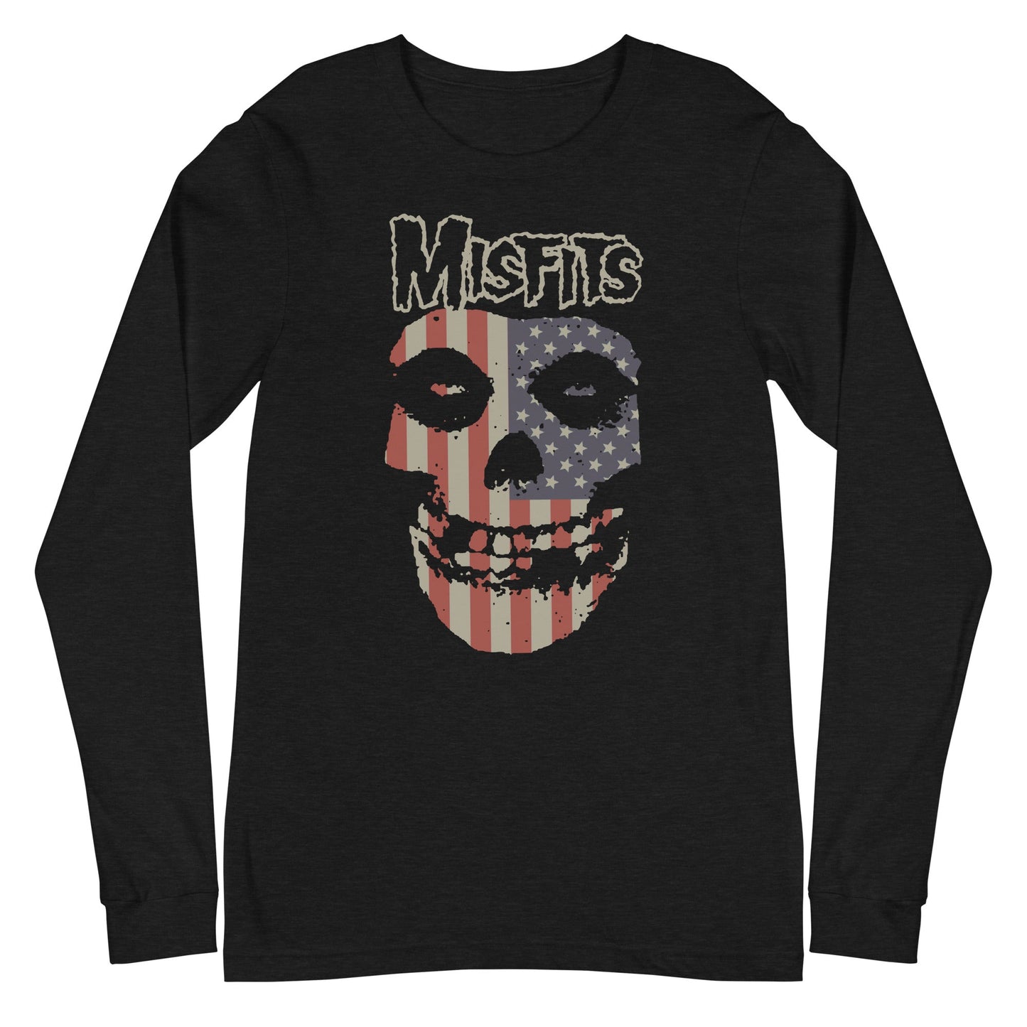 Misfits - USA Skull Long Sleeve T-Shirt ()