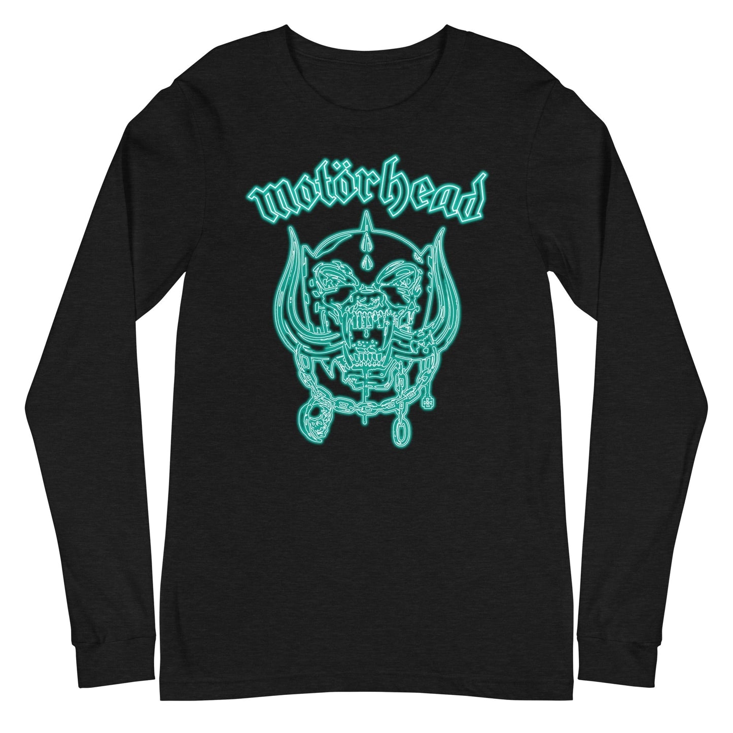 Motorhead - Neon Teal Warpig Long Sleeve T-Shirt ()