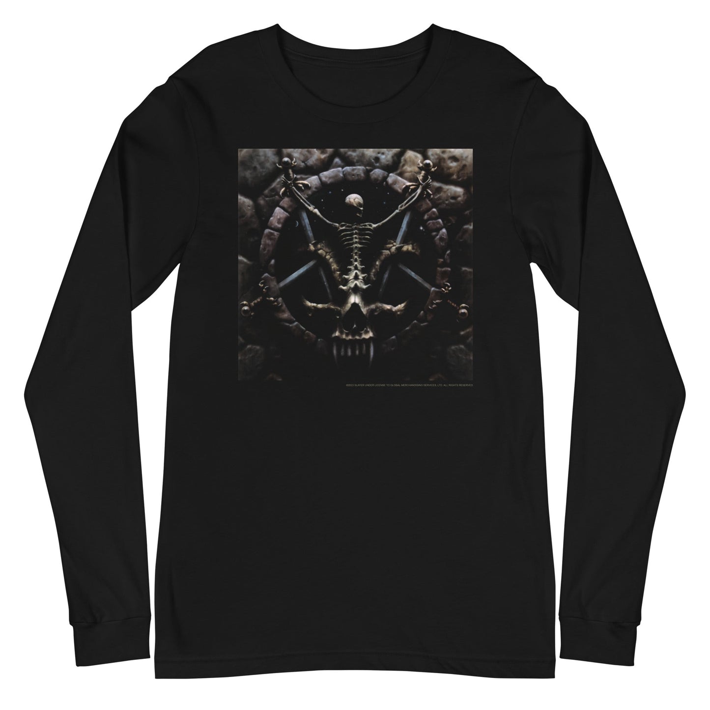 Slayer - Skeleton Pentagram Long Sleeve T-Shirt ()