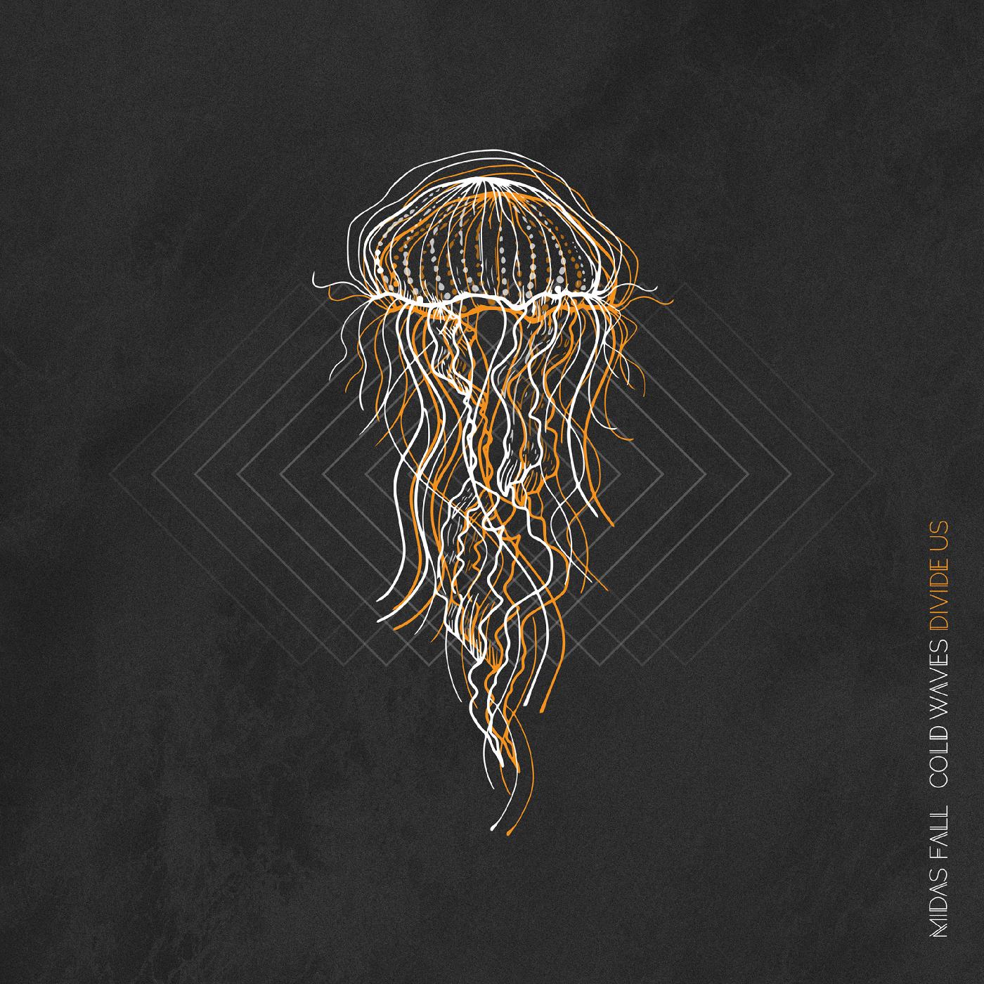 Cold Waves Divide Us (CLEAR WITH ORANGE AND BLACK SPLATTER VINYL) (Vinyl)