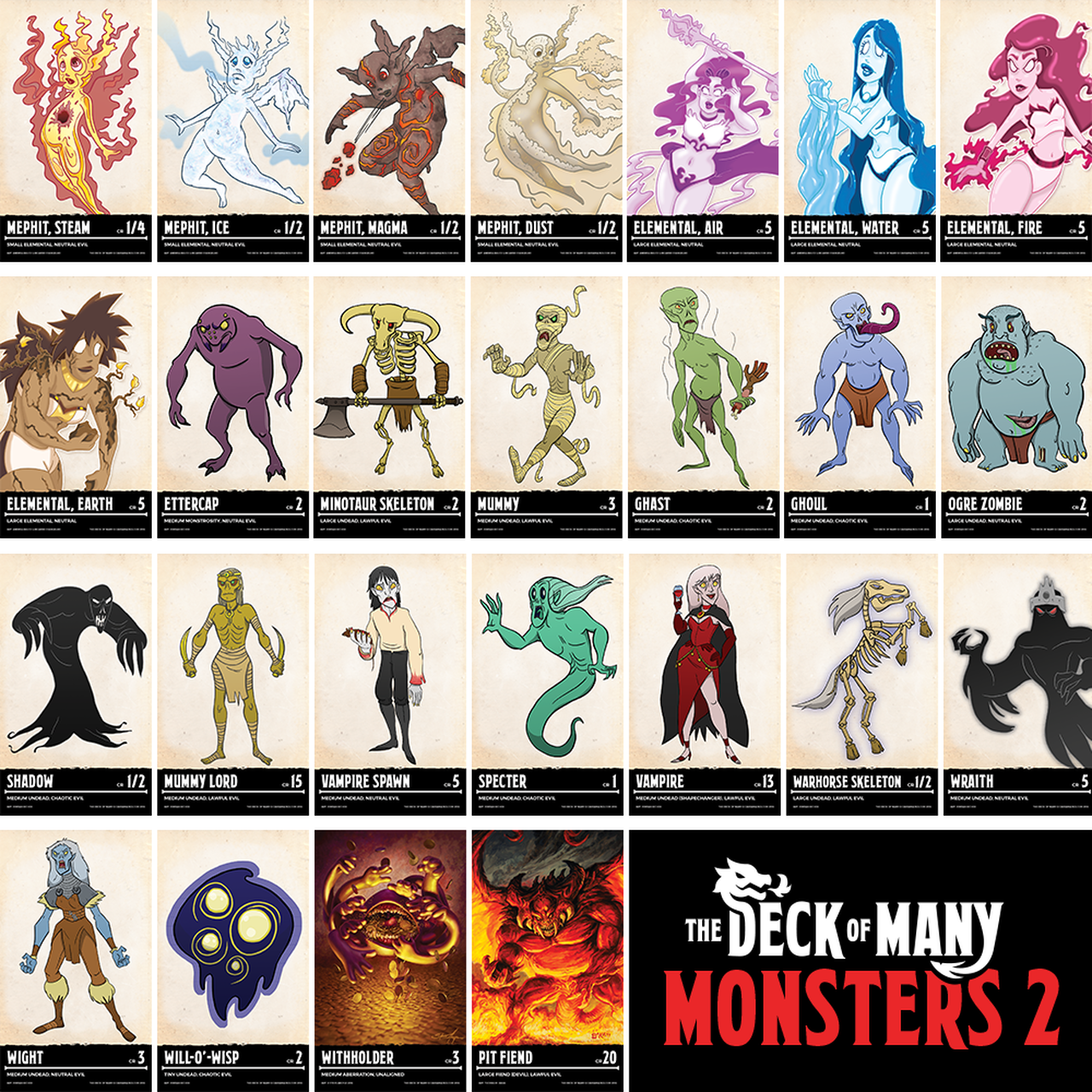 The Deck of Many: Monsters 2 - Golden Apple Comics