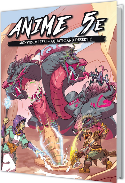 Monstrum Libri - Aquatic & Desert (Anime 5E) - Golden Apple Comics
