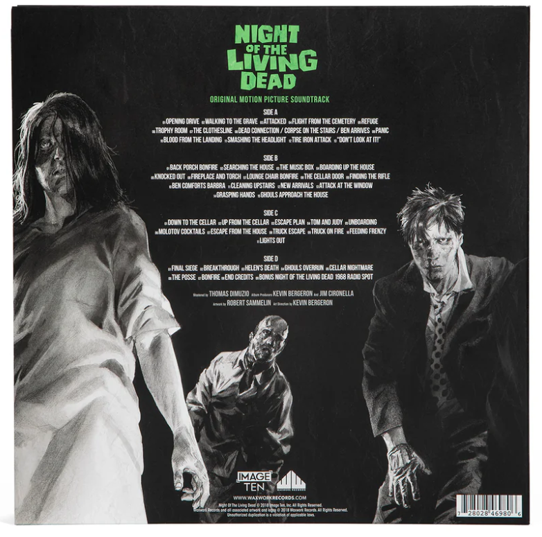 Night of the Living Dead OST (Ghoul Green & Blue 2LP) (Vinyl)