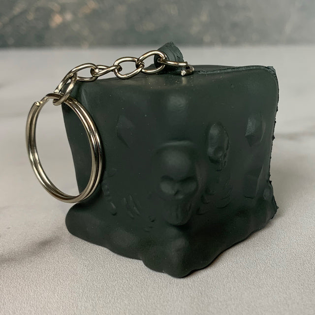 RPG Squeeze: Black Ooze Cube Keychain - Golden Apple Comics