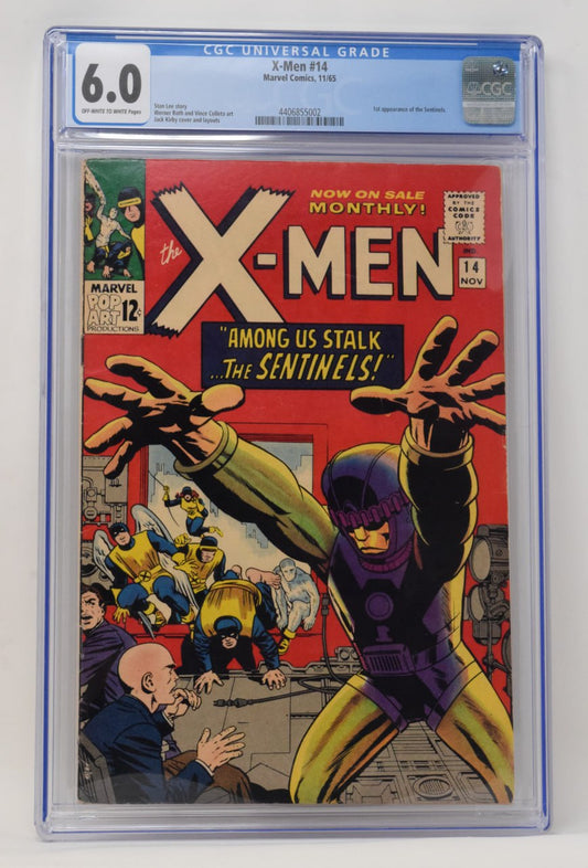 Uncanny X-Men 14 Marvel 1963 CGC 6.0 Stan Lee Jack Kirby 1st Sentinels