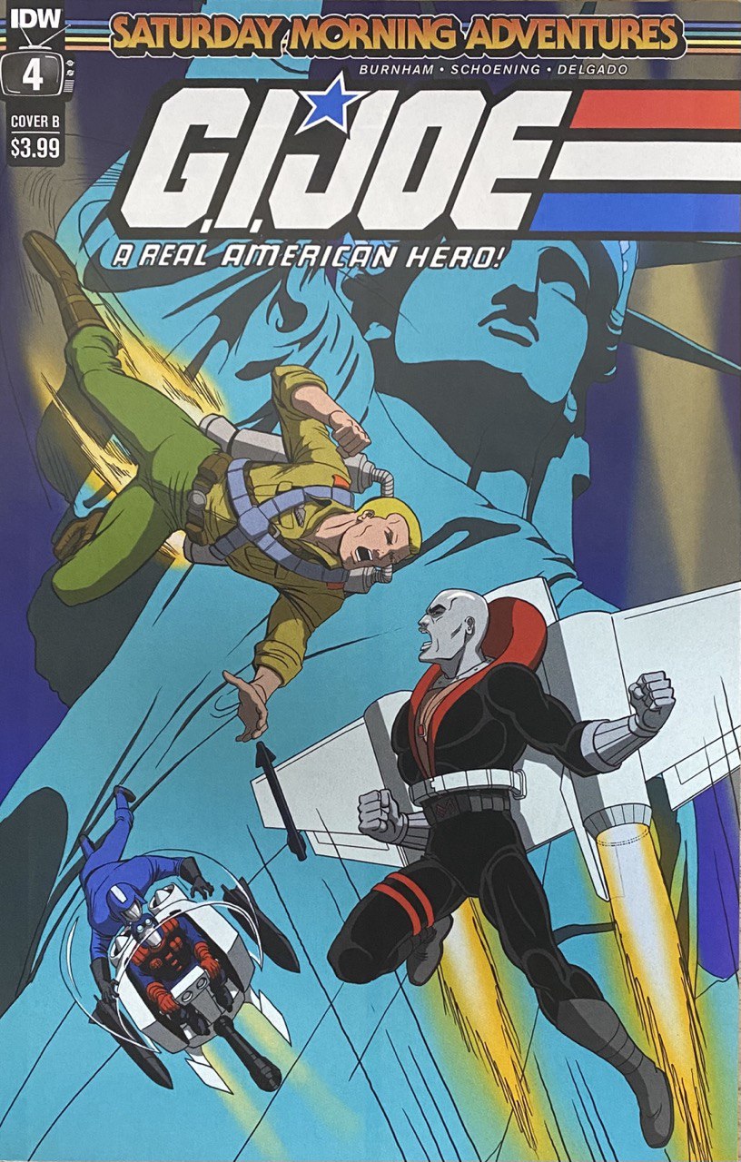 Gi Joe Saturday Morning Adventures #4 (Of 4) B Larry Houston Variant (06/15/2022) Idw